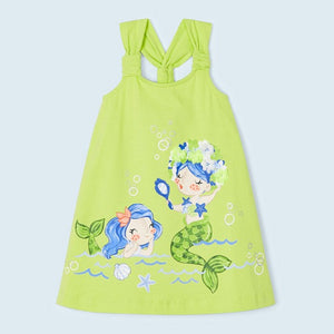Mayoral Kid Girl Lime Mermaid Dress