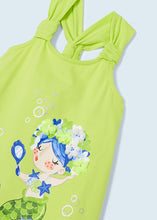 Afbeelding in Gallery-weergave laden, Mayoral Kid Girl Lime Mermaid Dress
