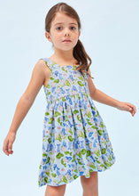 Afbeelding in Gallery-weergave laden, Mayoral Kid Girl Blue Mermaid Printed Dress
