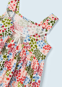 Mayoral Kid Girl Multi Floral Printed Dress