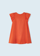 Cargar imagen en el visor de la galería, Mayoral Kid Girl Orange Animal Printed Dress with Bag
