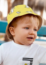 Cargar imagen en el visor de la galería, Mayoral Baby Boy Yellow Dog Reversible Bucket hat
