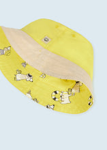Load image into Gallery viewer, Mayoral Baby Boy Yellow Dog Reversible Bucket hat
