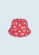 Mayoral Baby Boy Red Crab Reversible Bucket hat