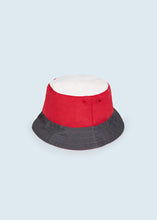 Load image into Gallery viewer, Mayoral Baby Boy Red Crab Reversible Bucket hat
