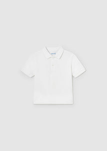 Mayoral Toddler Boy White Polo