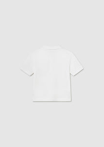 Mayoral Toddler Boy White Polo