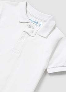 Mayoral Toddler Boy White Polo