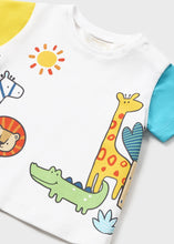 Cargar imagen en el visor de la galería, Mayoral Baby Boy White Safari Tee
