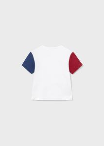 Mayoral Baby Boy White - Red Safari Tee