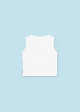 Load image into Gallery viewer, Mayoral Baby Boy White Summer Tank Tee
