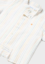 Cargar imagen en el visor de la galería, Mayoral Baby Boy White Striped Shirt
