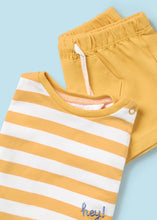 Cargar imagen en el visor de la galería, Mayoral Baby Boy 2pc Yellow Chick Tee and Printed Shorts Set
