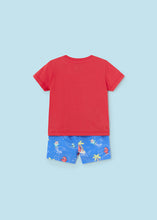 Load image into Gallery viewer, Mayoral Kid Boy 2pc Monster Tee and Swim Short Set
