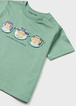 Afbeelding in Gallery-weergave laden, Mayoral Baby Boy 2pc Green Monkey Tee and Navy Shorts Set
