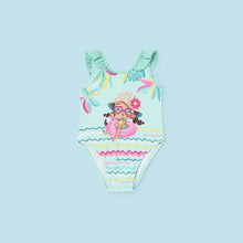 Load image into Gallery viewer, Mayoral Baby Girl Turquoise Swimsuit
