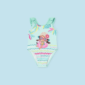 Mayoral Baby Girl Turquoise Swimsuit