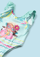 Load image into Gallery viewer, Mayoral Baby Girl Turquoise Swimsuit
