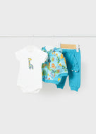 Mayoral 3pc Baby Boy Blue Safari Tracksuit Set