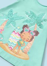 Cargar imagen en el visor de la galería, Mayoral Baby Girl Turquoise Surf girl Dress
