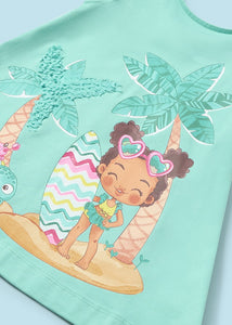 Mayoral Baby Girl Turquoise Surf girl Dress