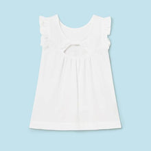 Afbeelding in Gallery-weergave laden, Mayoral Baby Girl White Tropical Bird Dress
