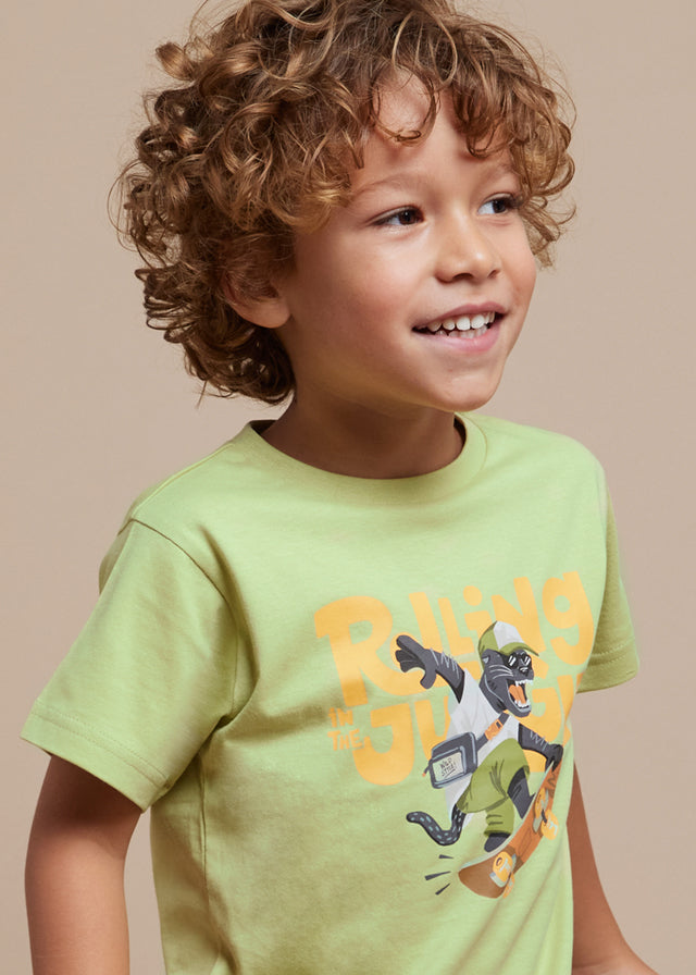 Mayoral Toddler Boy Green in the Jungle Tee