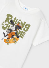 Load image into Gallery viewer, Mayoral Toddler Boy White in the Jungle Tee
