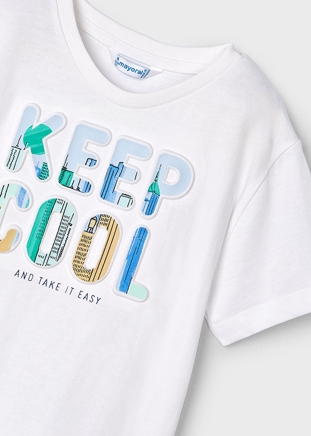 Mayoral Boy White Keep Cool Tee