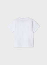 Cargar imagen en el visor de la galería, Mayoral Toddler Boy White Smile Bag Tee
