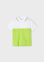 Load image into Gallery viewer, Mayoral Kid Boy Green and White Polo
