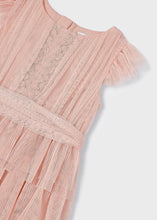 Cargar imagen en el visor de la galería, Mayoral Kid Girl Rose Pleated Tulle Dress
