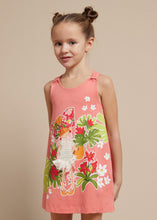 Load image into Gallery viewer, Mayoral Kid Girl Coral with White Embroidery Dress
