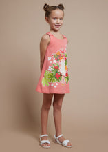 Load image into Gallery viewer, Mayoral Kid Girl Coral with White Embroidery Dress
