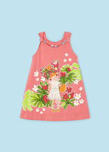 Load image into Gallery viewer, Mayoral Kid Girl Coral with White Embroidery Dress
