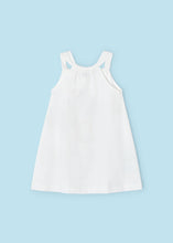 Load image into Gallery viewer, Mayoral Kid Girl White with Yellow Embroidery Dress
