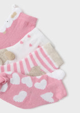 Load image into Gallery viewer, Mayoral 4pairs Baby Girl Pink Bunny Sock Set
