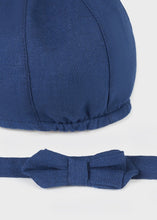 Carregar imagem no visualizador da galeria, Mayoral Flat Cap and Bowtie Set - Navy Blue
