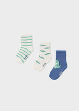 Afbeelding in Gallery-weergave laden, Mayoral 3 pairs Baby Boy Indigo Socks
