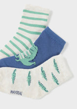 Afbeelding in Gallery-weergave laden, Mayoral 3 pairs Baby Boy Indigo Socks
