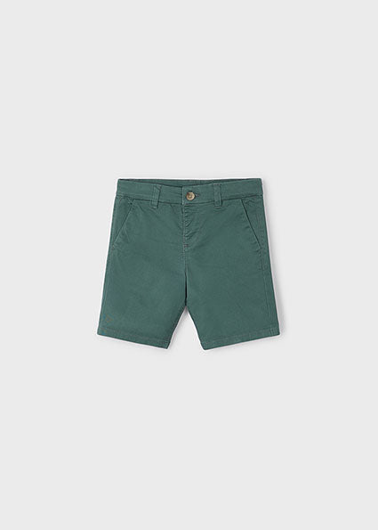 Mayoral Kid Boy Dark Green Chino Shorts