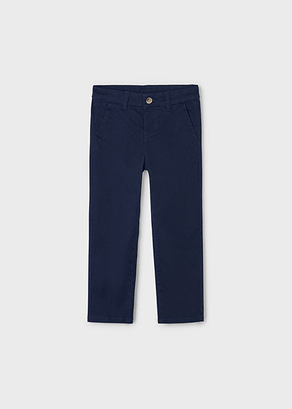 Mayoral Kid Boy Navy Slim Fit Chino Pants
