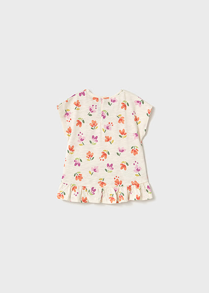 Mayoral Baby Girl Floral Tee
