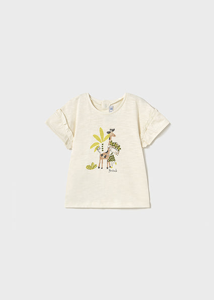Mayoral Baby Girl Zebra Tee