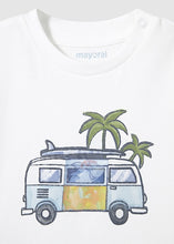 Afbeelding in Gallery-weergave laden, Mayoral Toddler Boy White Beach Van Tee
