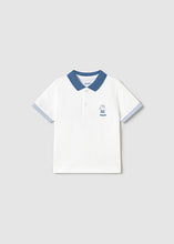 Load image into Gallery viewer, Mayoral Toddler Boy White Sailor Polo
