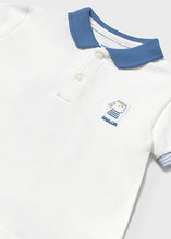 Load image into Gallery viewer, Mayoral Toddler Boy White Sailor Polo
