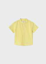 Load image into Gallery viewer, Mayoral Toddler Boy Yellow Short Sleeve Shirt
