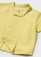 Mayoral Toddler Boy Yellow Short Sleeve Shirt