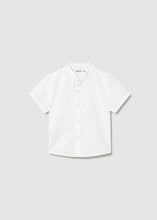 Load image into Gallery viewer, Mayoral Baby Boy White Short Sleeve Shirt
